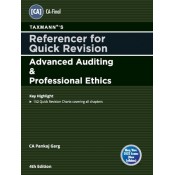 Taxmann's Referencer for Quick Revision on Advanced Auditing & Professional Ethics for CA Final May 2022 Exam [New Syllabus] by CA. Pankaj Garg